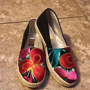 Embroidered flats imported from Mexico